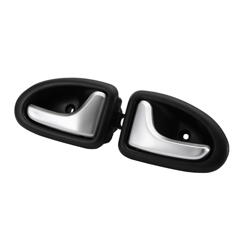 For Renault 1 Pair Silver Matte Left and Right Car Interior Door Handle For Clio 2000-2009 2/3-4/5 DOORS ► Photo 1/6