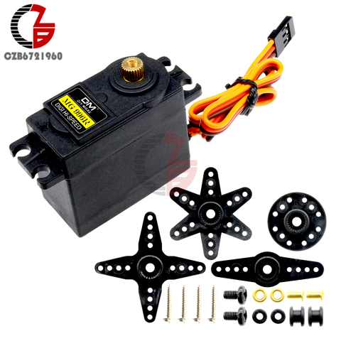 MG996R Servo Motor MG996 Digital RC Servo Motor Metal Gear Motor High Torque DC Motor for Helicopter RC Car Boat 1/8 High Speed ► Photo 1/6