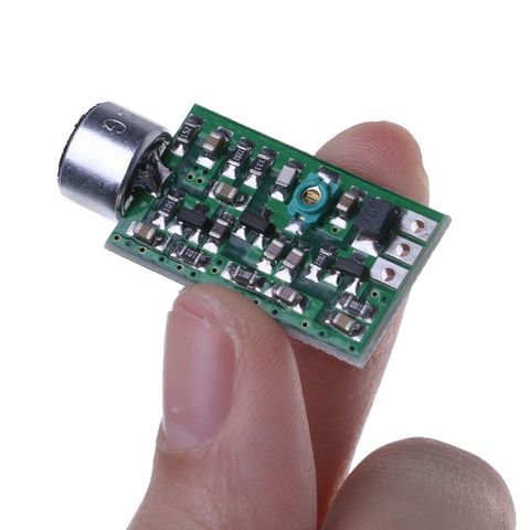 Transmitter Module 88MHZ-108MHZ 0.7-9V Mini Bug Wiretap Dictagraph Interceptor MIC V4.0 Core Board Mini ► Photo 1/1