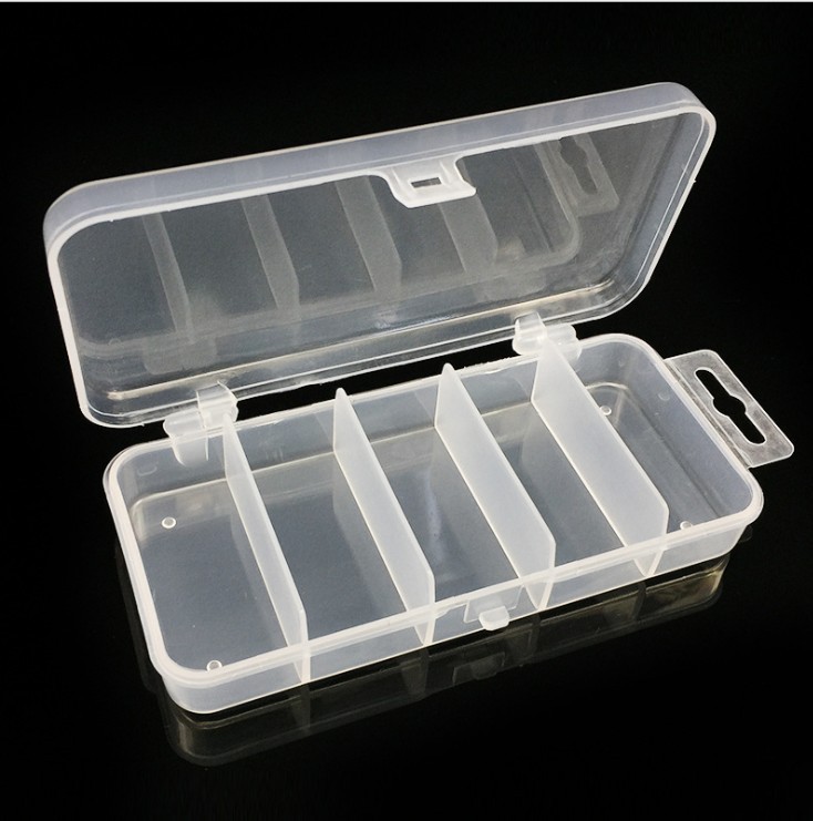 Compartments Fishhook Box Storage Case Box Plastic Fishing Lure Spoon Hook 