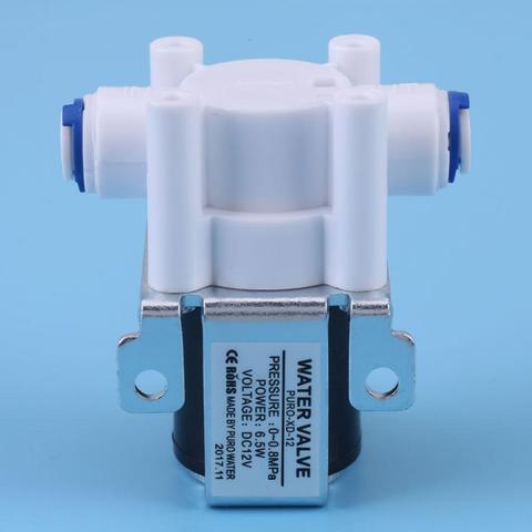 1 PC 1/4'' Magnetic Water Purifier Valve DC 12V Water Valve Electric Solenoid Valve  Quick Connect Normally Close Controller ► Photo 1/6