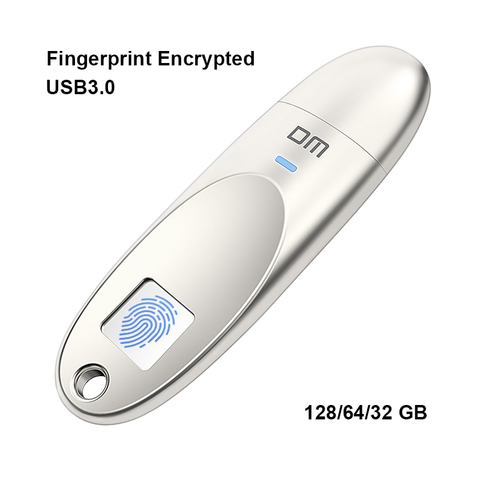 DM PD062 USB Flash Drive with 32GB Fingerprint Encrypted Usb stick  64GB usb 3.0 Pen Drive Security 128GB pendrive Memory disk ► Photo 1/6