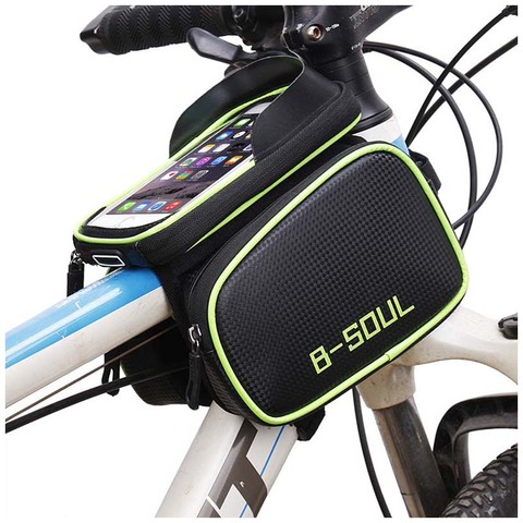 Waterproof Bicycle Tube Frame Bag,Cycling Pouch Touch Screen Phone Holder,Bicycle Saddle Bag For Bicycle Accessories ► Photo 1/6