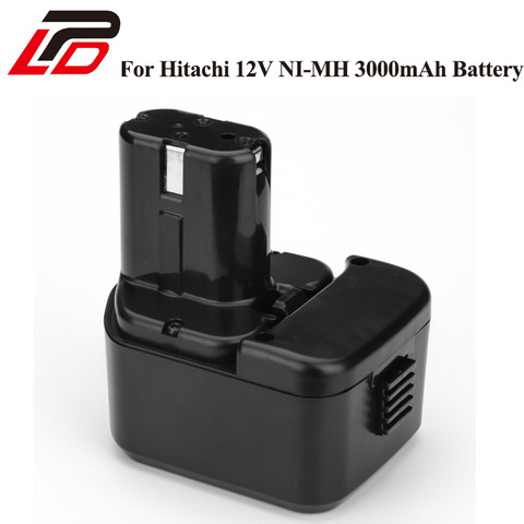 12V NI-MH 3000mAh Battery For Hitachi EB1214S DS12DVF3 12V 3.0Ah EB1220BL EB1212S EB1214L EB1230 ► Photo 1/6