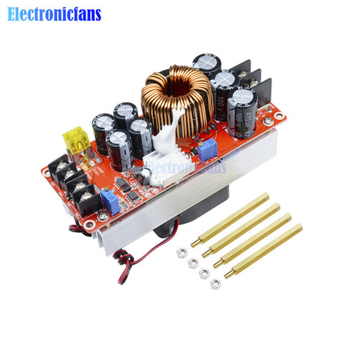 1500W 30A DC-DC Power Converter Boost Module Step-up Constant Power Supply Module 10V-60V to 12V-90V LED Boost Module With Fan ► Photo 1/6