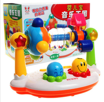 Musical Baby Toys Music Rotating Lighting Fitness Frame Baby Educational Toys With Box Gift ► Photo 1/6