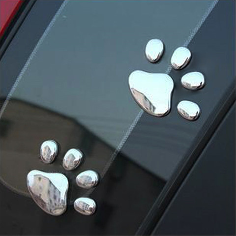 Hot-sale Cute 3D Car ST Window Bumper Body Decal Sticker Bear Cat Dog Paw Foot Car Stickers ► Photo 1/6