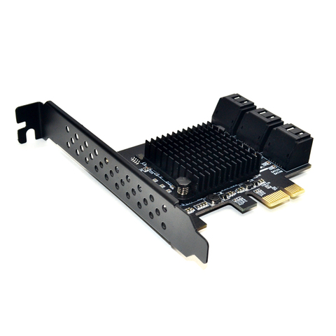 Marvell 88SE9215 Chip PCI Express SATA 3 PCIE SATA PCI-E PCI E SATA Card/Expansion/Controller/HUB/Multiplier Port SATA 3.0 SATA3 ► Photo 1/6