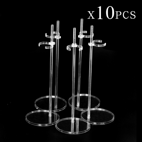 10 PCS Stands For 1/6 Dolls Translucence Figure Display Holder High Quality Children Toys Accessories ► Photo 1/5