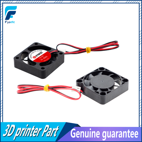 2Pcs 3D Printer 4010 Cooling Fan 40x40x10mm 12V 0.11A With 2 Pin Dupont Wire 40x40x10mm ► Photo 1/6