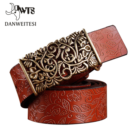 [DWTS] 2022 New ceinture femme belt hand real leather woven strap needle buckle casual style luxury female casual women belts ► Photo 1/6