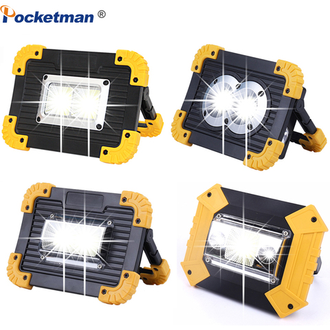 100W Led Portable Spotlight 6000lm Super Bright Led Work Light Rechargeable for Outdoor Camping Lampe Led Flashlight by 18650 ► Photo 1/6