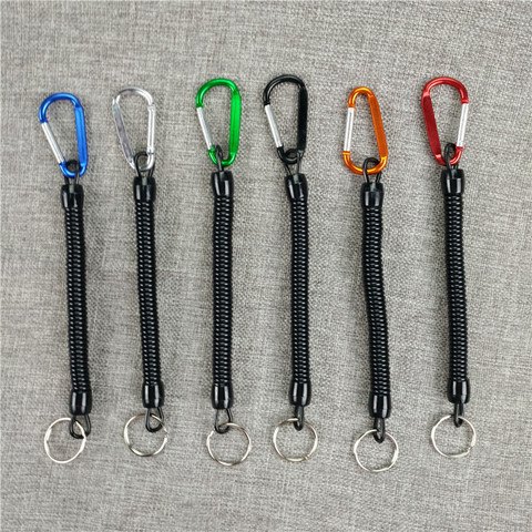 1PC Fishing Lanyards Boating Ropes Retention String Fishing Rope with Camping Carabiner Secure Lock Fishing Tools Accessories ► Photo 1/3