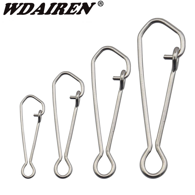 20pcs/lot Hooked Snap Stainless Steel Fishing Barrel Swivel Safety Snaps  Hook Lure Accessories Connector Snap Pesca - Price history & Review, AliExpress Seller - WDAIREN Official Store