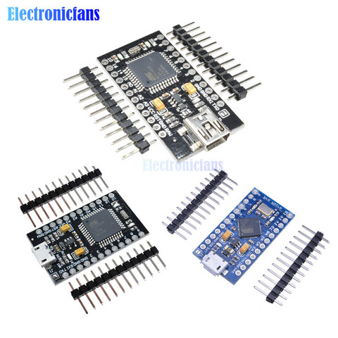 Pro Micro ATmega32U4 ATMEGA32U4-AU 3.3V 8MHz 5V 16MHz Board Module For Arduino Replace ATmega328 For Leonardo Mini Usb Interface ► Photo 1/6