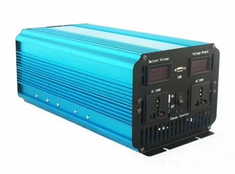 pure sine wave power inverter with AC charger 48v 220v with high quality 1500watt ► Photo 1/6