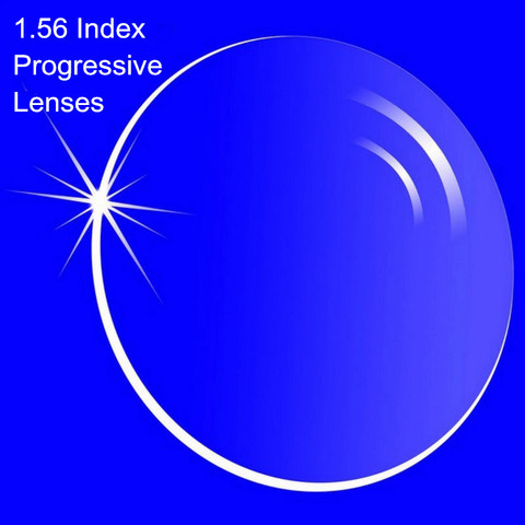 1.56 Index Prescription Progressive Lenses Free Form Multi Focal Lens without line for Myopia/Hyperopia Inner Progressive Lenses ► Photo 1/3