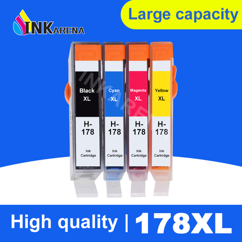 INKARENA 178XL Compatible Ink Cartridge Replacement for HP 178 XL Photosmart 7515 5515 B109a B209 B210 3070A 3520 7510 Printer ► Photo 1/6