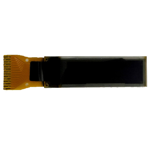 0.69 inch OLED display module 14PIN UG-9616TSWCG02 96*16 white light SSD1306 I2C IIC Suitable for TS100 TS08 ► Photo 1/4