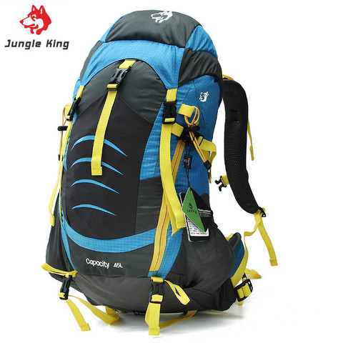Jungle King 2017 new outdoor camping professional mountaineering bag shoulder waterproof anti tear sports backpack hiking bag45L ► Photo 1/6