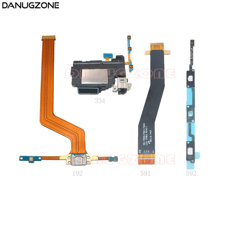 USB Charging Port Connector Charge Socket Power Volume Button LCD Display Flex Cable For Samsung Galaxy P605 SM-P605 P600 P601 ► Photo 1/5