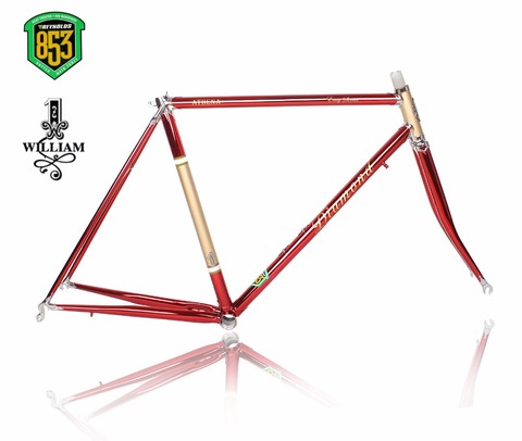 Reynolds 853 lug frame chrome-molybdenum frame road bike racing frame within the frame alignment design Vintage Bicycle f ► Photo 1/1