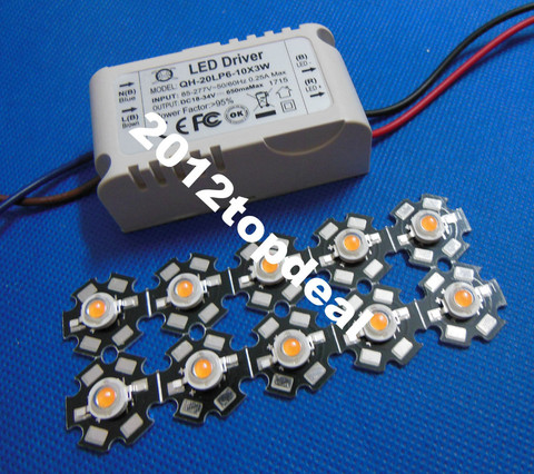 3W full spectrum 400nm~840nm led grow lights with 6-10x3W led driver for plant ► Photo 1/2