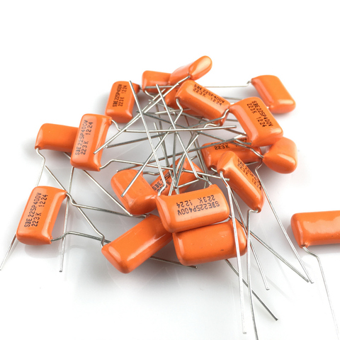 Orange Tone Capacitor SBE225P 223K 0.022UF 200V 400V 600V For Electric Guitar Bass Cap MADE IN USA ► Photo 1/5