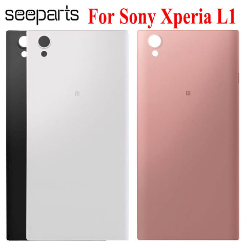 New For Sony Xperia L1 G3311 Back Housing Rear G3312 Battery Cover Door Housing Case Replacement Parts For Sony L1 Battery Cover ► Photo 1/4