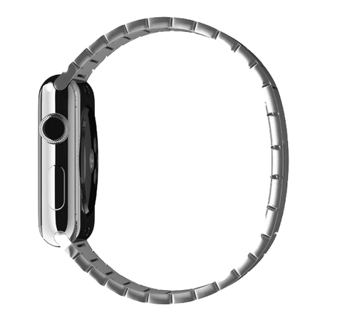 URVOI link bracelet for apple watch band series 4321 luxury stainless steel strap for iwatch with butterfly buckle 38/40/42/44mm ► Photo 1/6