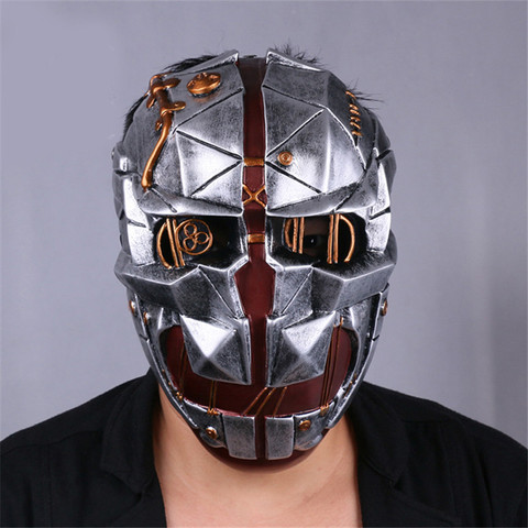 Takerlama Hot Game Dishonored Helmet Wearable Masks Cosplay Corvo Attano Mask Halloween Party Props ► Photo 1/1