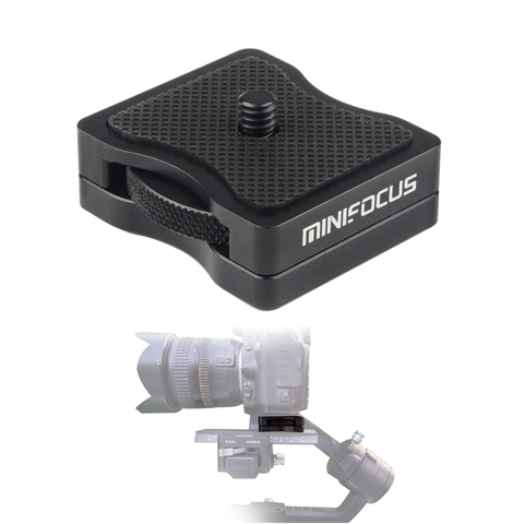 MINIFOCUS Camera Gimbal Increased Pad Quick Release QR Plate for Zhiyun Crane 2/ Ronin-S Handheld Gimbal Increase Replacement ► Photo 1/6