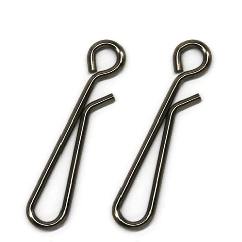 50Pcs/Lot Stainless Steel Hanging Snap Tackle Tools connector fishing swivels Accessories tackle fishhooks 0# 1# 2# 3# 4# 5# 6# ► Photo 1/6
