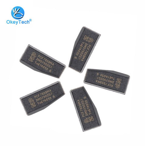 OkeyTech 5pcs/lot Original Auto Car Key Carbon Transponder Chip Blank PCF7939MA(TP39) Fit For Renault Dacia Duster Logan Sandero ► Photo 1/6