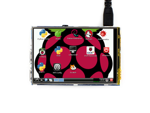 Waveshare 3.5inch RPi LCD (A) Display Module TFT 320*480 Resistive Touch Panel Support Pi Zero/Zero W/Zero WH/2B/3B/3B+/4B ► Photo 1/6