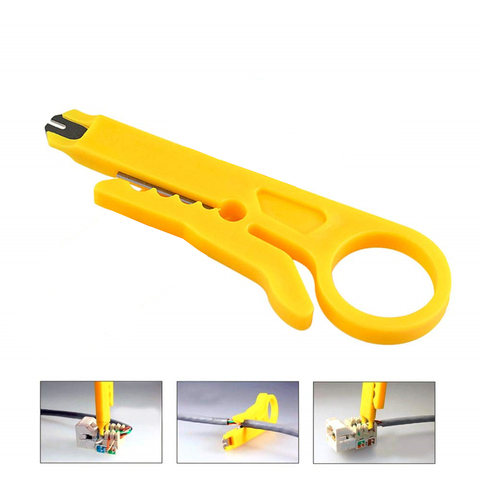 9CM Mini Portable Wire Stripper Knife Crimper Pliers Crimping Tool Cable Stripping Wire Cutter Multi Tools Cut Line Pocket Multi ► Photo 1/5