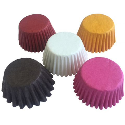 500&1000 Pcs 3 Size Color Cupcake Liner Baking Cups Cupcake Mold Paper Muffin Cases Cake Decorating Tools E135 ► Photo 1/3