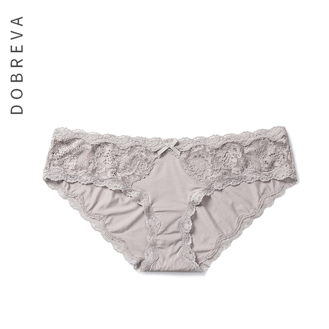 DOBREVA Women's Basic Stretchy Lace Panties Briefs ► Photo 1/5