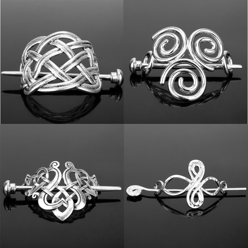 Celtic Knot Hair Accessories Norse Hair Pin Viking Hair Clip for Women  Longhair Decorat
