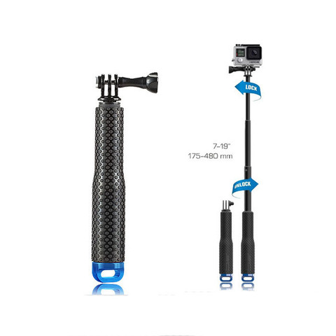 Self Selfie Stick Handheld Extendable Pole Monopod for GoPro HERO 8 7 6 5 4 xiaomi yi 4k SJCAM SJ4000 SJ5000 SJ7000 Accessories ► Photo 1/6