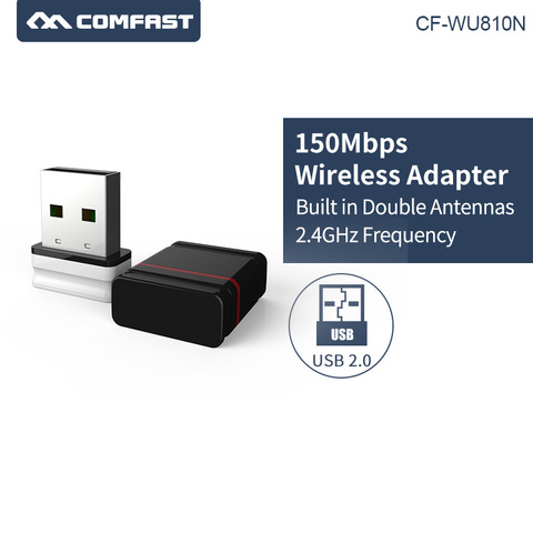Wireless Mini USB Wifi Dongle 802.11b/g/n Mini PC USB Wi-fi Receiver 150Mbps Realtek 8188EU network card for windows mac linux ► Photo 1/6