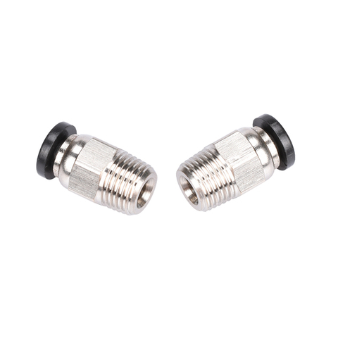 Pneumatic Connector PC4-01 M10 1.75mm 3mm PTFE Tube quick coupler j-head Fitting for 3d V6 j-head remote hotend bowden extruder ► Photo 1/6