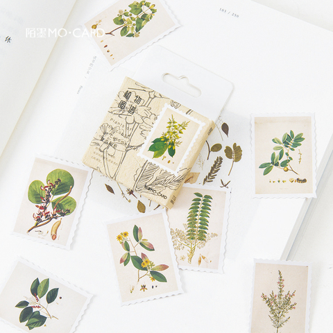 45 Pcs/pack Herbal Plants Decorative Stickers Scrapbooking Stick Label Diary Stationery Album Bullet Journal Stickers ► Photo 1/6