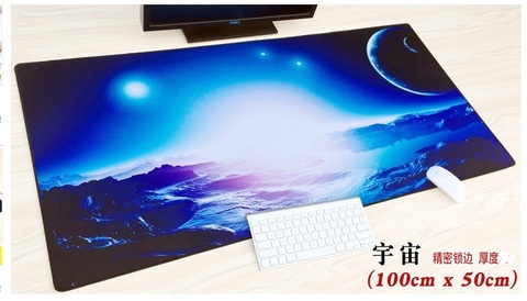 WESAPPA 100X50/90X40CM   XXL Large locking edge Gaming Mouse pad  speed Keyboard mousepad  Desk Mat for game player ► Photo 1/4