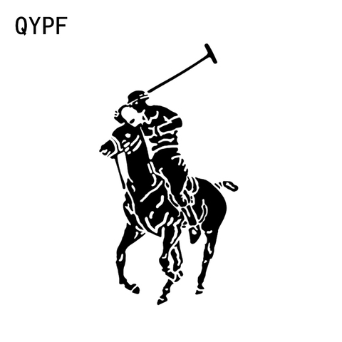 QYPF 7.4*13.8CM Unique Equestrian Decor Car Styling Sticker Accessories Vinyl Silhouette C16-0973 ► Photo 1/1