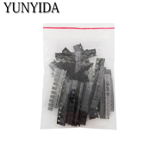 Free Shipping 35 values*10pcs= 350 pcs/lot  SMD SMT Transistor and Diode  Assortment Kit ► Photo 1/1