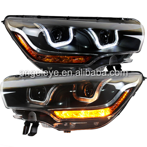FOR CITROEN C4L LED Head Lamp with DRL Bi Xenon Projector Lens 2012 to 2014 year ► Photo 1/1