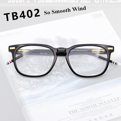 2022 Thom Brand Retro Square Acetate Optical Glasses Frame Men Women Spectacle  Oculos De Grau Rectangle Eyeglasses ► Photo 1/5