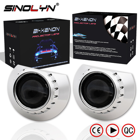 Sinolyn Headlight Lenses For BMW E46 M3 Tuning Accessories 330i 320i 318i 323i 325Ci Coupe Wagon/Sedan H7 Projector Bi-xenon DIY ► Photo 1/6