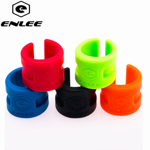ENLEE Bicycle Protective Gear road mountain bike frame collision rubber protection ring guard chain protector stickers 4pcs/Set ► Photo 1/6